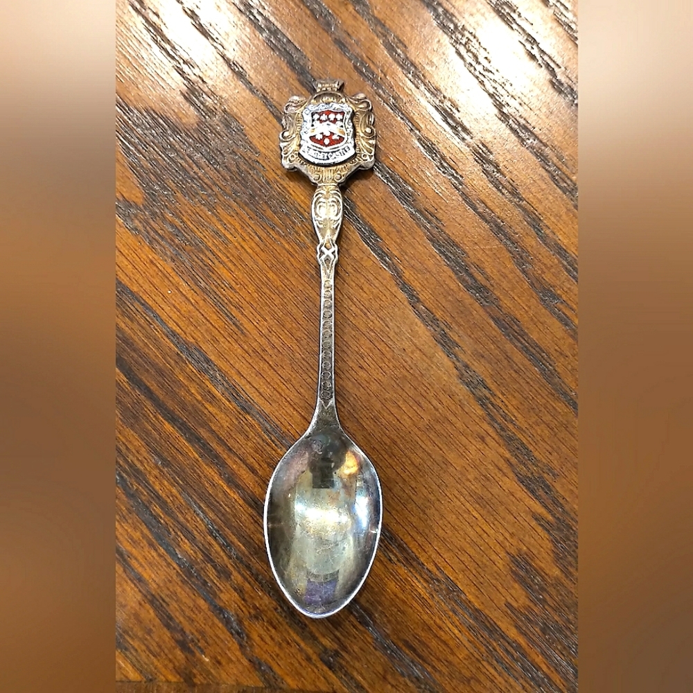 2/$15 🎁 Free gift🎁 Vintage Silver plated souvenir spoon- Home decor